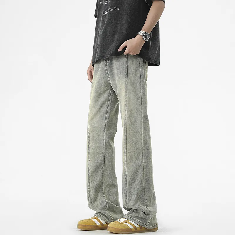 HCHUICHENG Jeans Unisex Washed Color-5