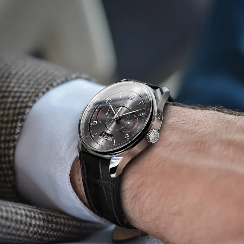 LOBINNI L Men's Watches Automatic Mechanical Movement Cowhide Strap Watch Men's Watches Silver Dial-13