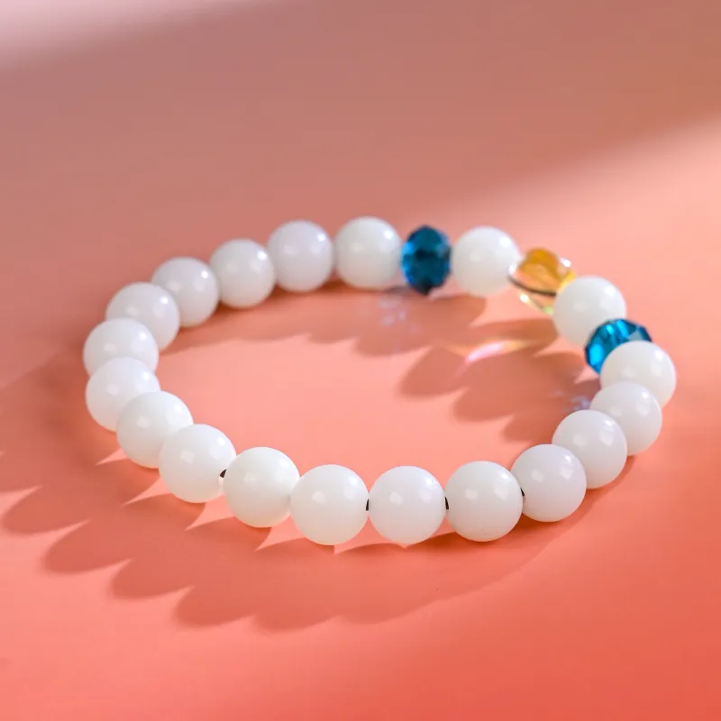Xianyou White Jade Bodhi Bracelets Unisex-19