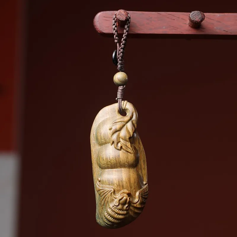 Xianyou Green Sandalwood Wooden Collectibles Unisex-1