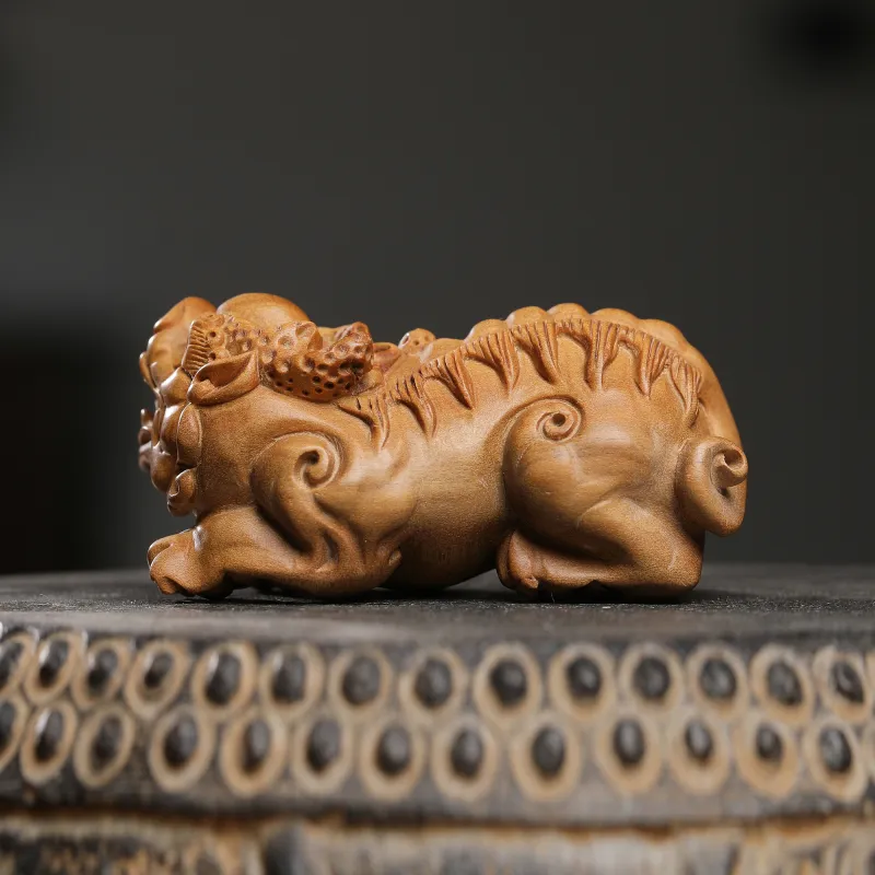 Xianyou Laoshan Sandalwood Ornaments Unisex-3