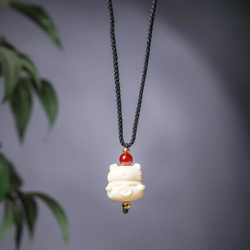 Xianyou Ivory Nut Necklaces Unisex-1