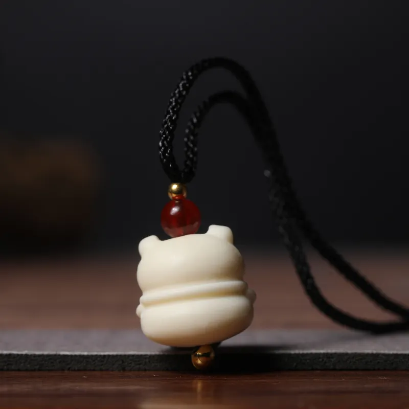 Xianyou Ivory Nut Necklaces Unisex-5