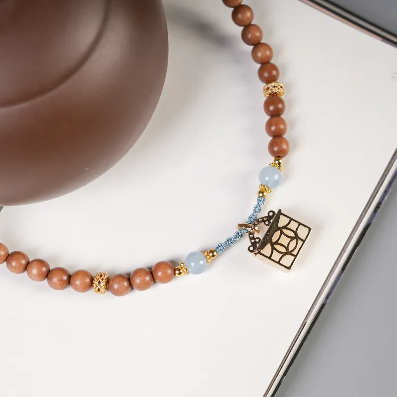 Xianyou Barbie Sandalwood Necklaces Unisex-2