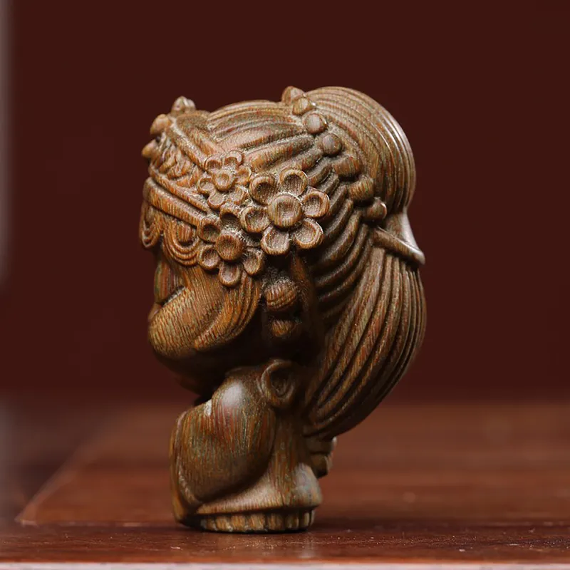 Xianyou Green Sandalwood Wooden Collectibles Unisex-3