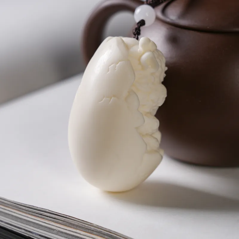 Xianyou Ivory Nut Handlebar Piece Unisex-3