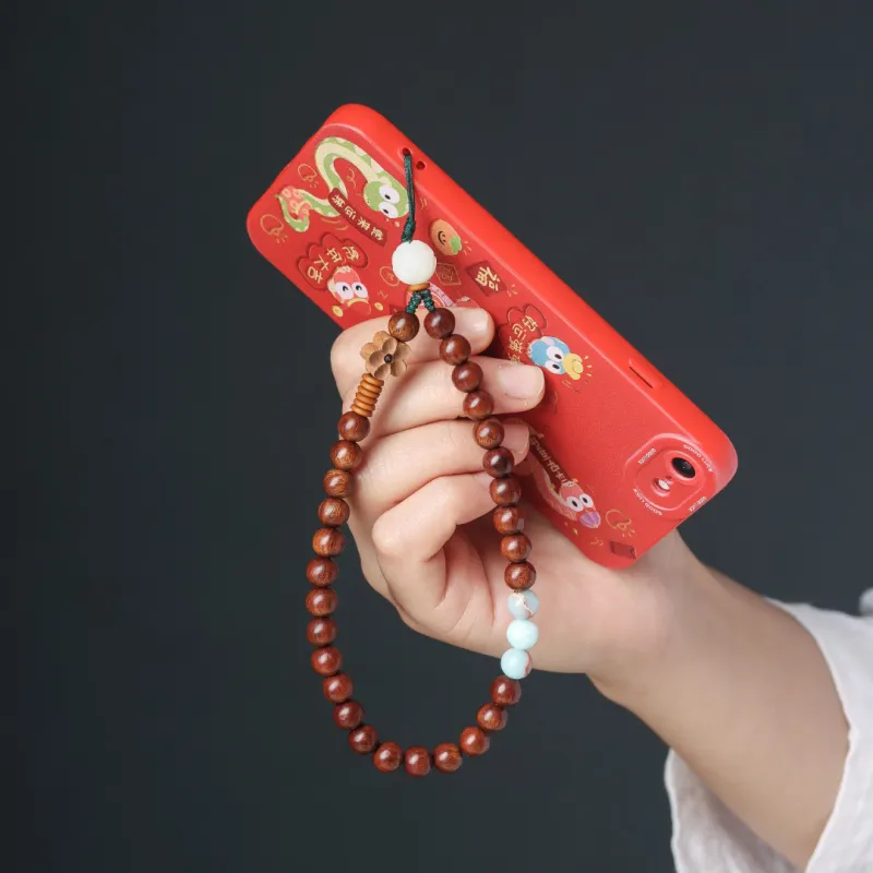 Xianyou Padauk Cell Phone Chain Unisex-5
