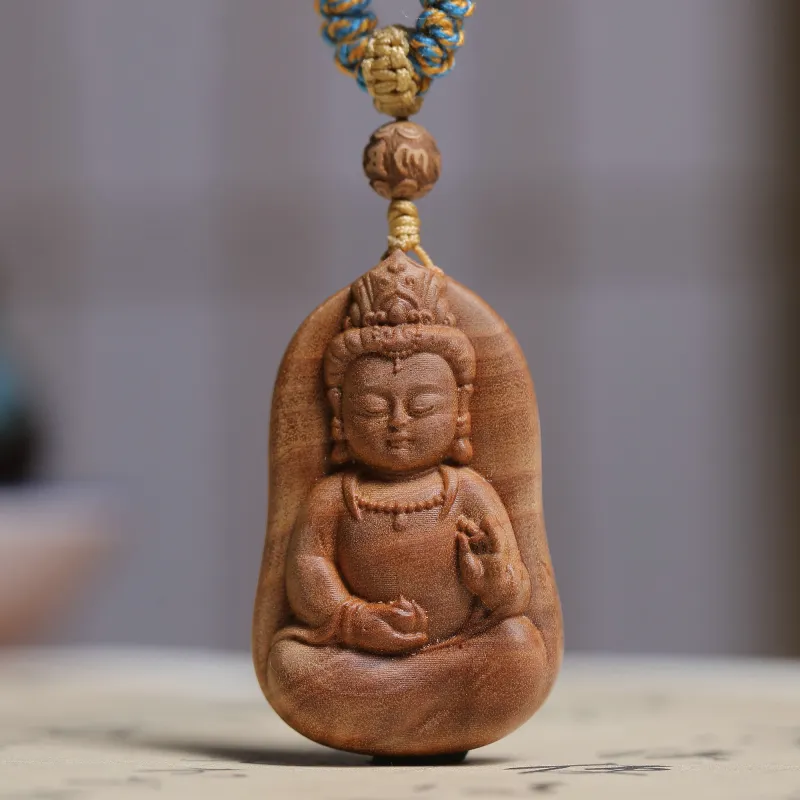 Xianyou Laoshan Sandalwood Precious Wood Pendants Unisex-2