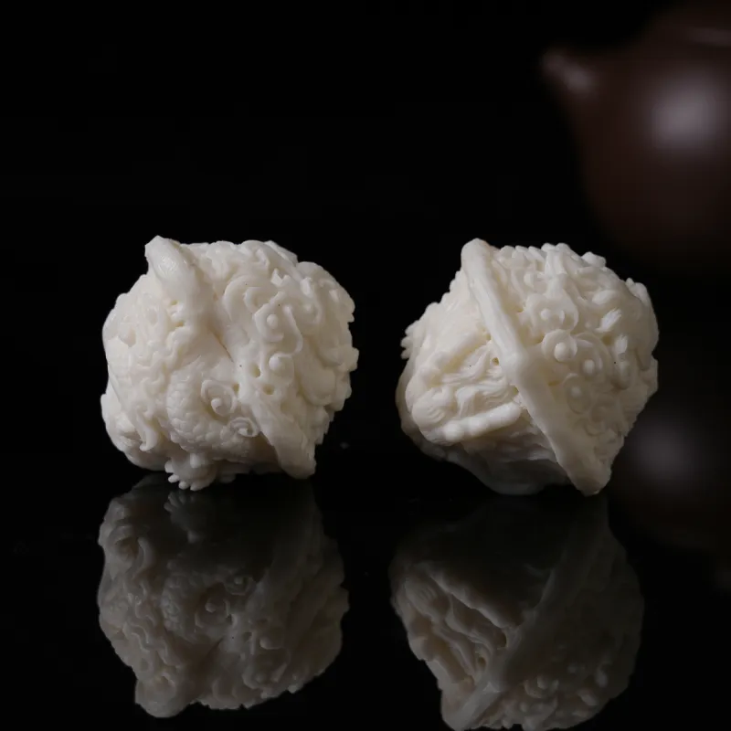 Xianyou Ivory Nut Handlebar Piece Unisex-4