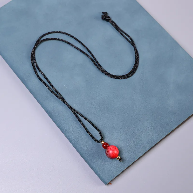 Xianyou White Jade Bodhi Necklaces Unisex-5