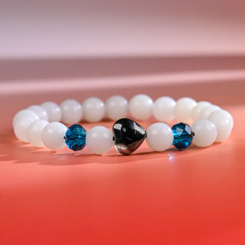 Xianyou White Jade Bodhi Bracelets Unisex-14