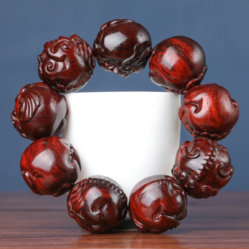 Xianyou India Rosewood Wooden Bracelets Unisex-3