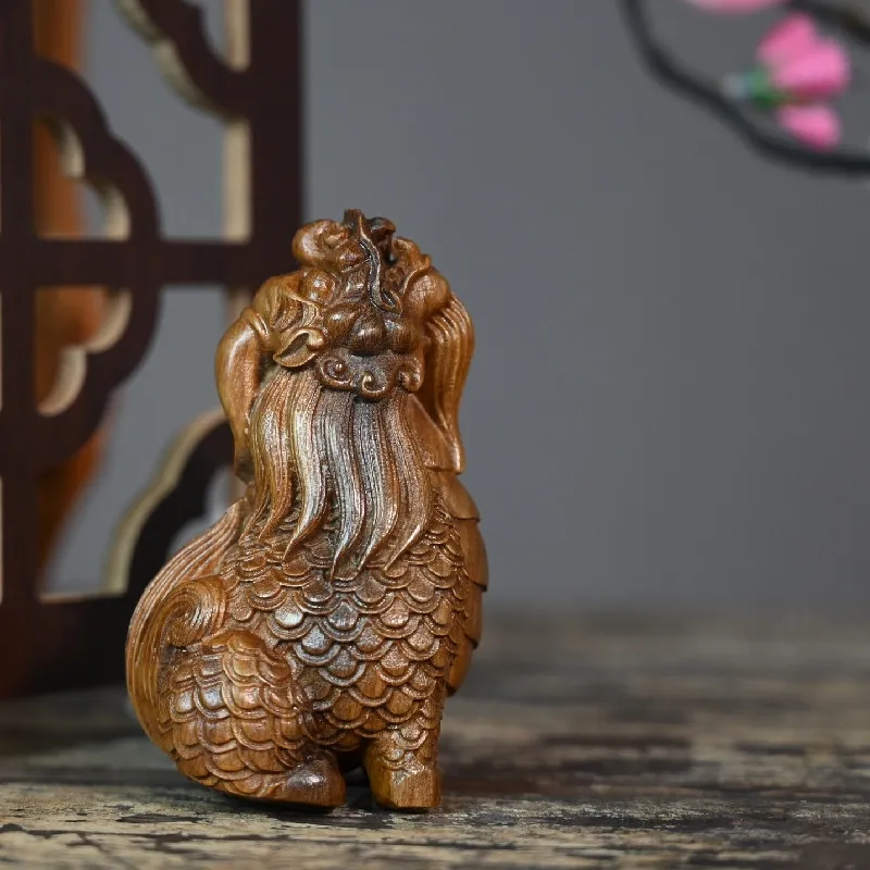 Xianyou Green Sandalwood Wooden Collectibles Unisex-4