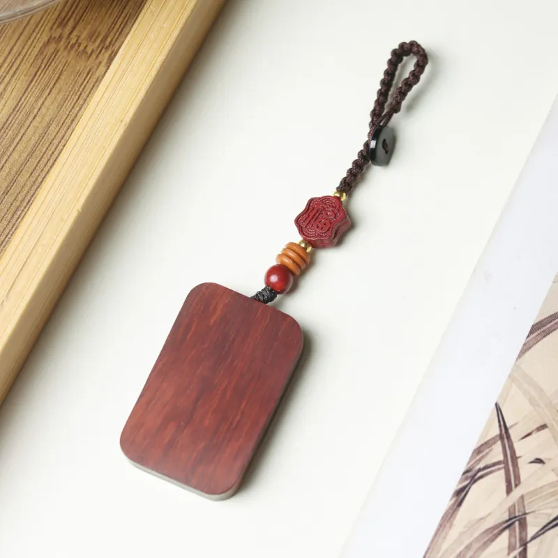 Xianyou Sandalwood Keychains Unisex-5