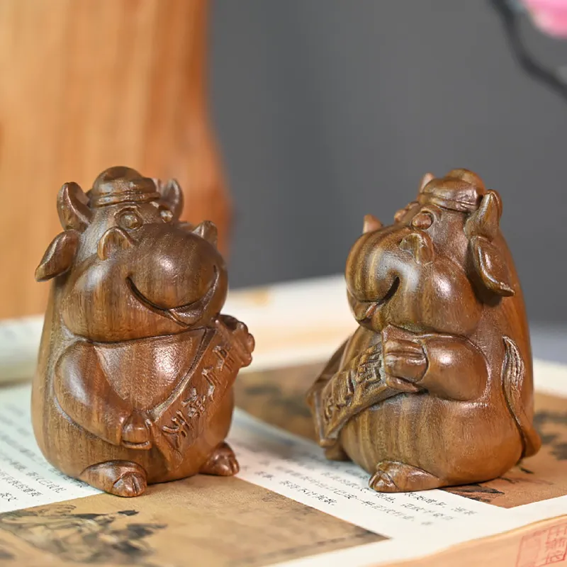 Xianyou Green Sandalwood Wooden Collectibles Unisex-6