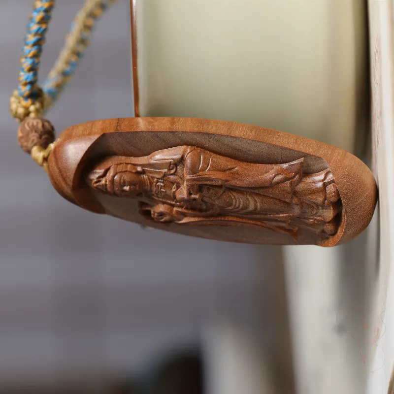 Xianyou Laoshan Sandalwood Pendants Unisex-3
