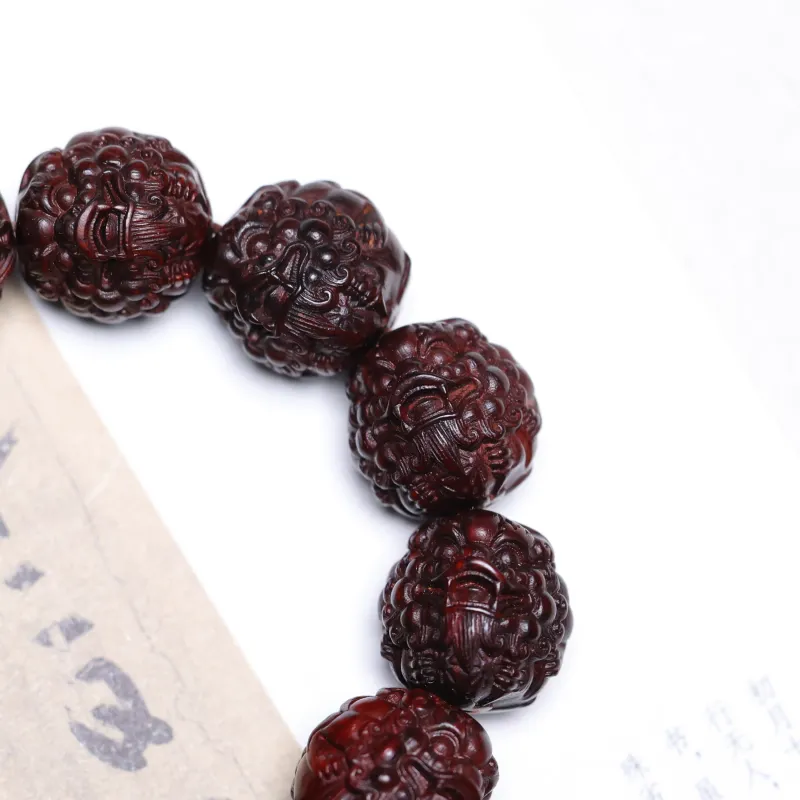 Xianyou India Rosewood Wooden Bracelets Unisex-5