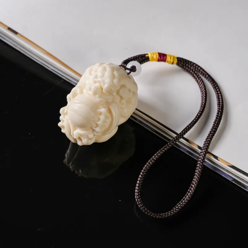 Xianyou Ivory Nut Handlebar Piece Unisex-4