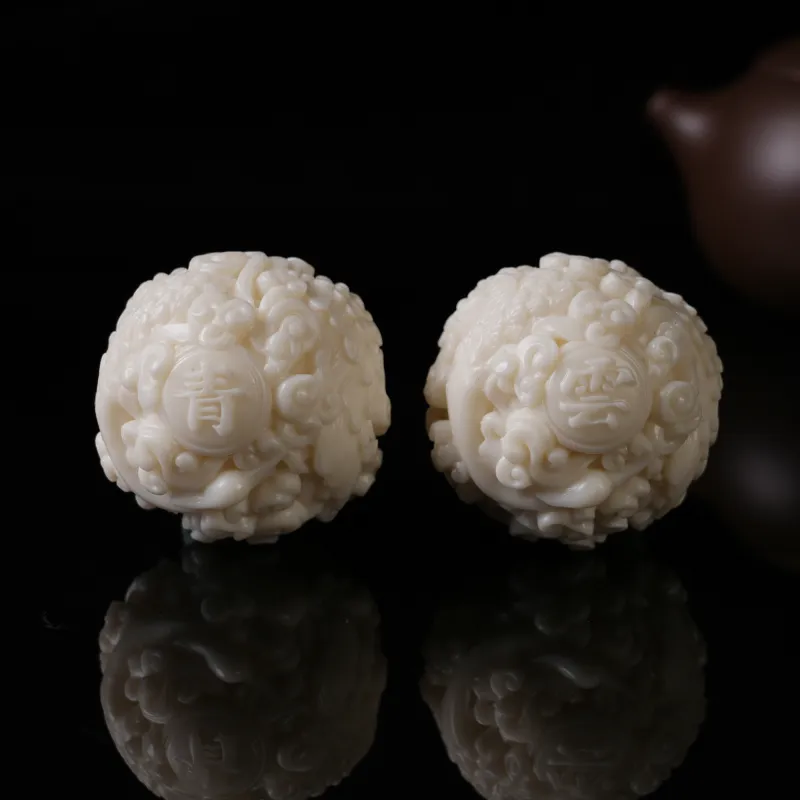 Xianyou Ivory Nut Handlebar Piece Unisex-2