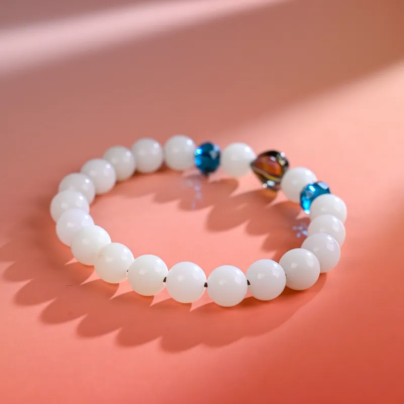 Xianyou White Jade Bodhi Bracelets Unisex-21