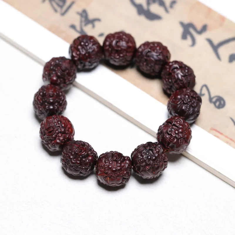 Xianyou India Rosewood Wooden Bracelets Unisex-2