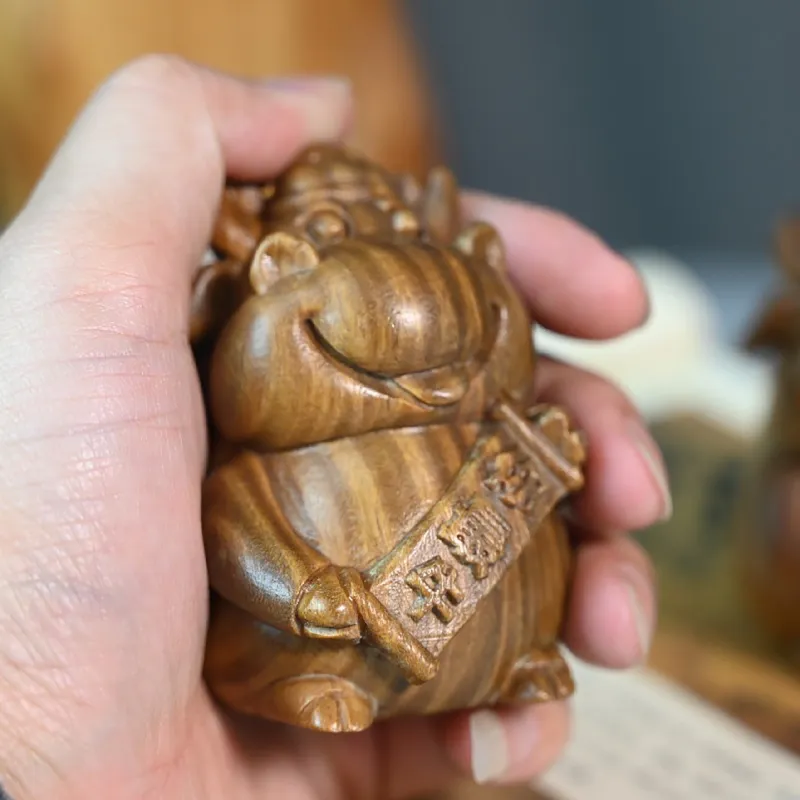 Xianyou Green Sandalwood Wooden Collectibles Unisex-1