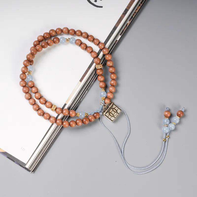 Xianyou Barbie Sandalwood Necklaces Unisex-3