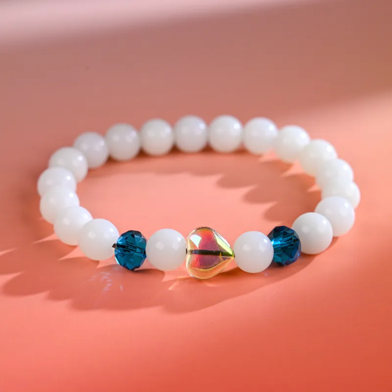 Xianyou White Jade Bodhi Bracelets Unisex-18
