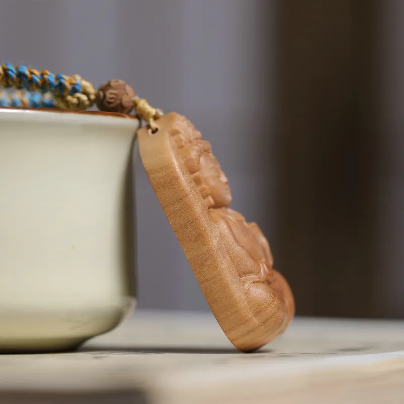 Xianyou Laoshan Sandalwood Precious Wood Pendants Unisex-4