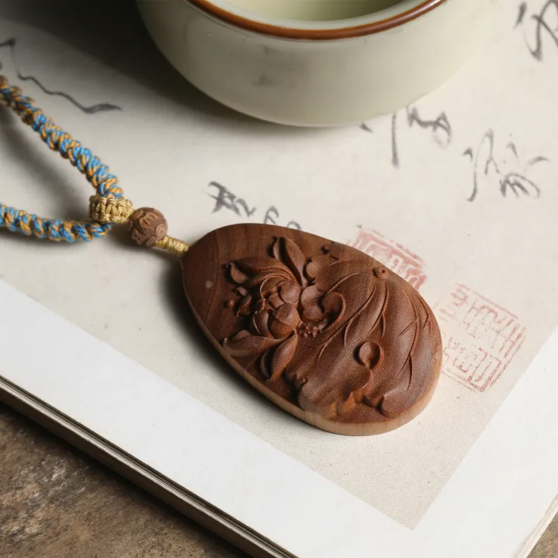 Xianyou Laoshan Sandalwood Pendants Unisex-2
