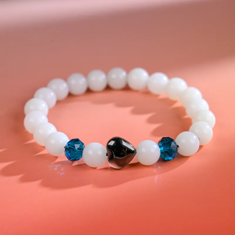Xianyou White Jade Bodhi Bracelets Unisex-11