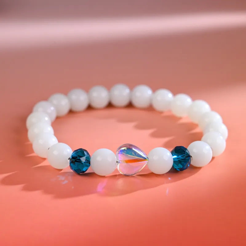 Xianyou White Jade Bodhi Bracelets Unisex-25