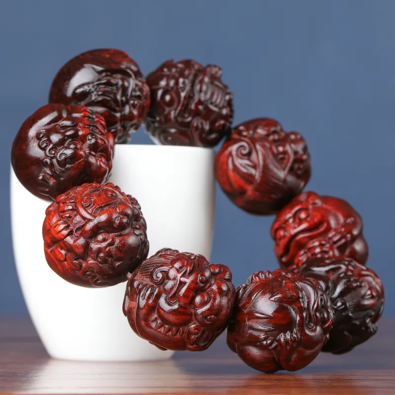 Xianyou India Rosewood Wooden Bracelets Unisex-5