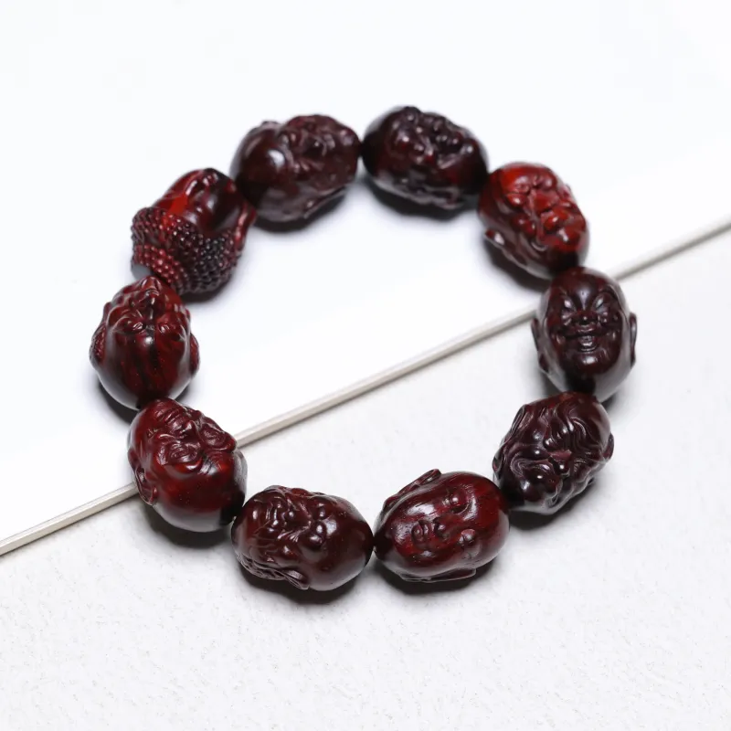 Xianyou India Rosewood Precious Wood Bracelets Unisex-6