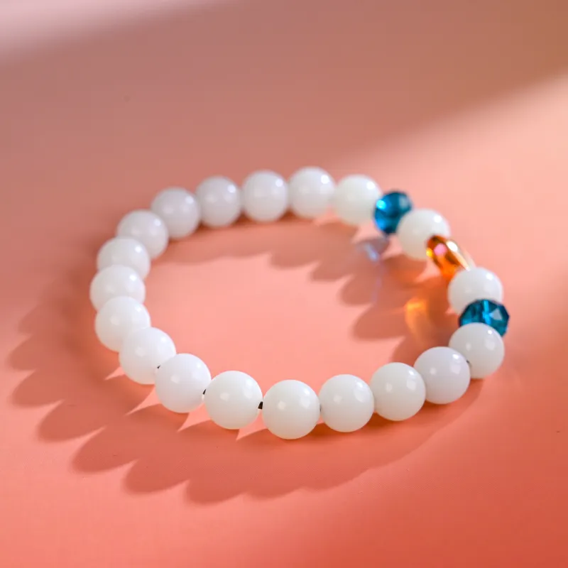 Xianyou White Jade Bodhi Bracelets Unisex-4