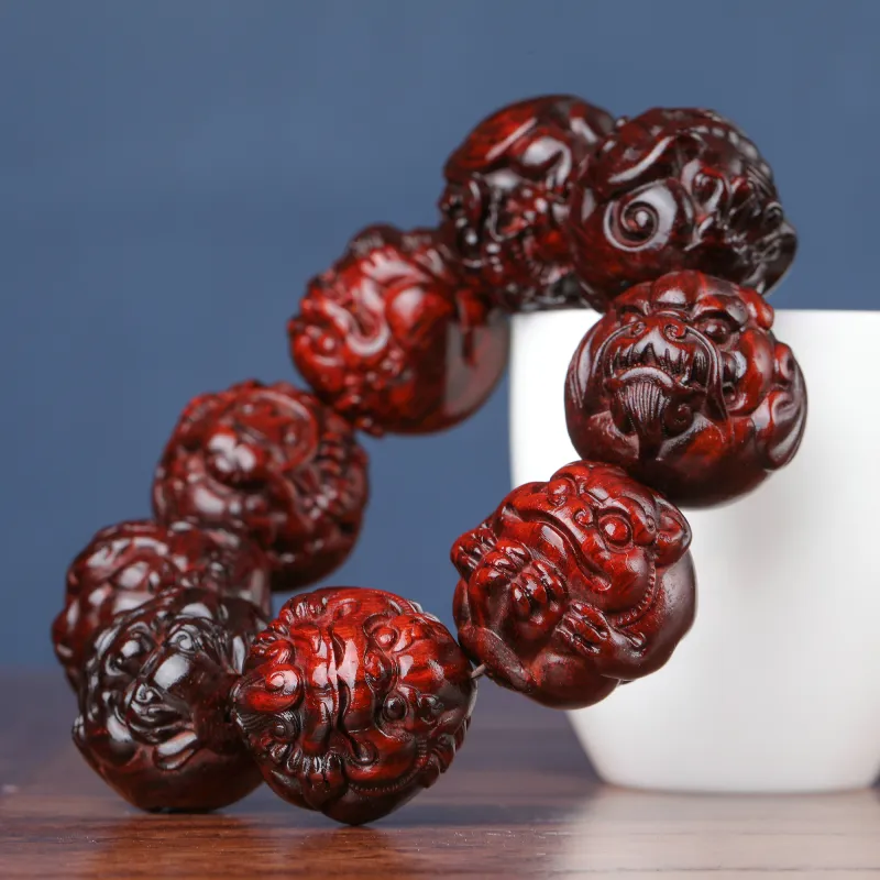 Xianyou India Rosewood Wooden Bracelets Unisex-4