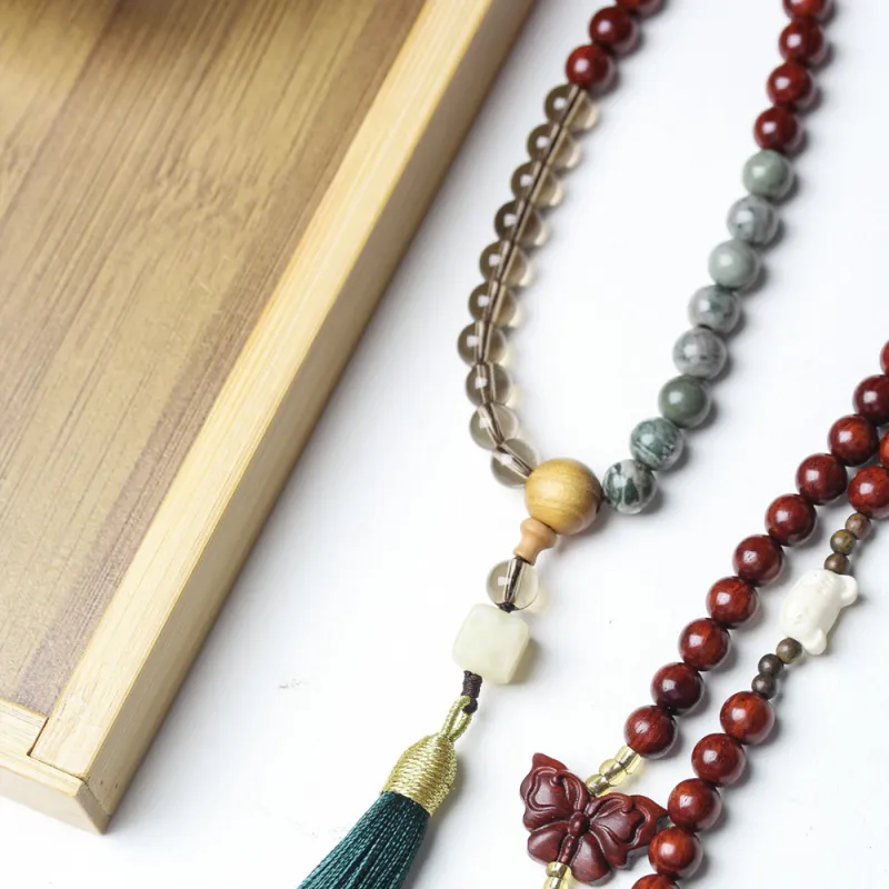 Xianyou Sandalwood Cell Phone Chain Unisex-2