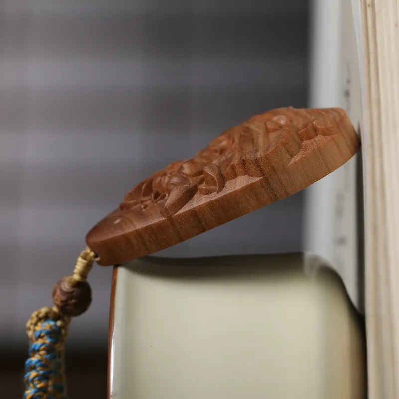 Xianyou Laoshan Sandalwood Pendants Unisex-3