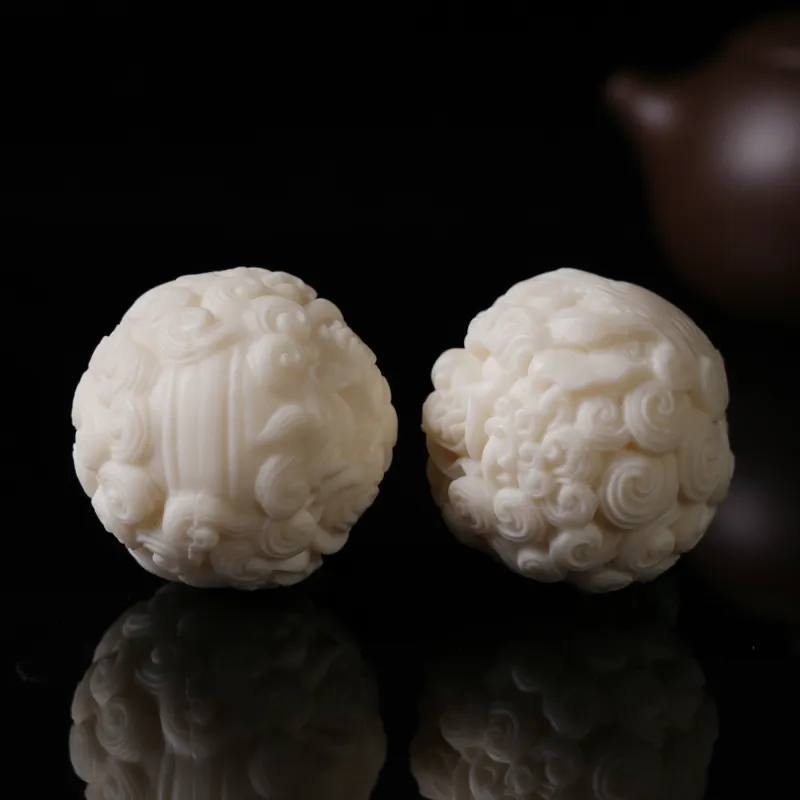 Xianyou Ivory Nut Handlebar Piece Unisex-5