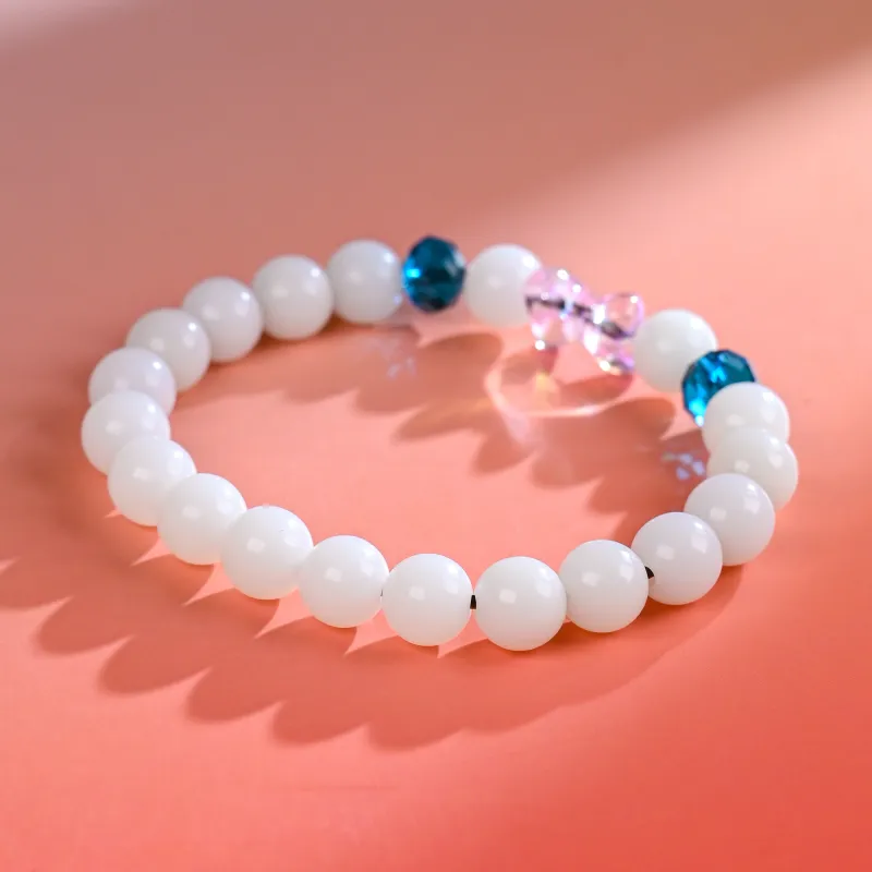 Xianyou White Jade Bodhi Bracelets Unisex-4