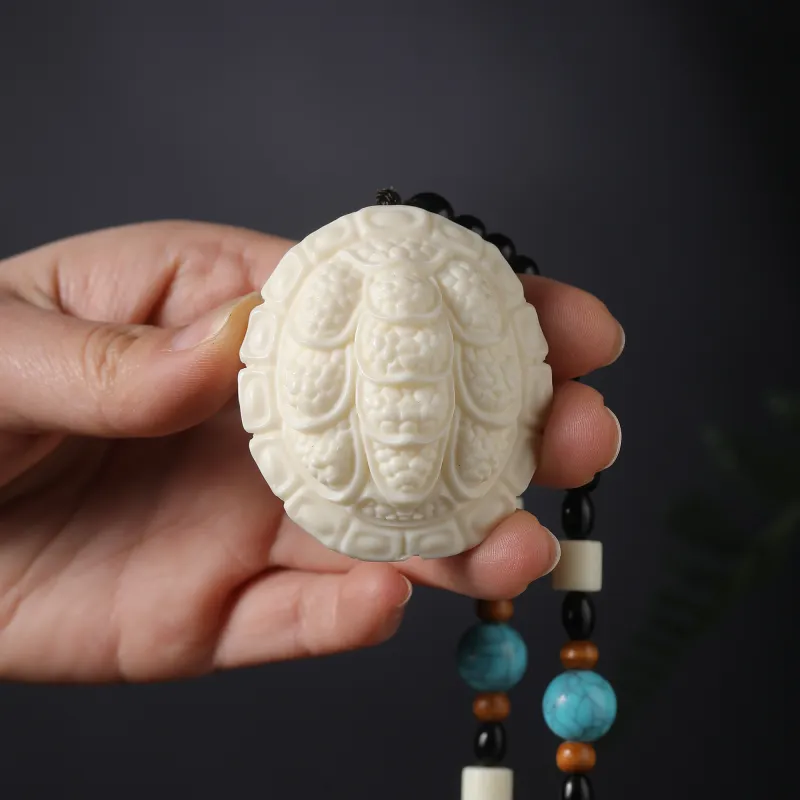 Xianyou Ivory Nut Handlebar Piece Unisex-4