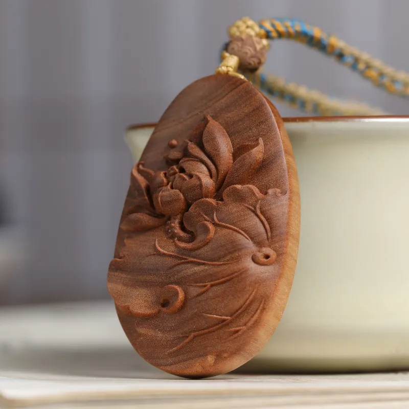 Xianyou Laoshan Sandalwood Pendants Unisex-4
