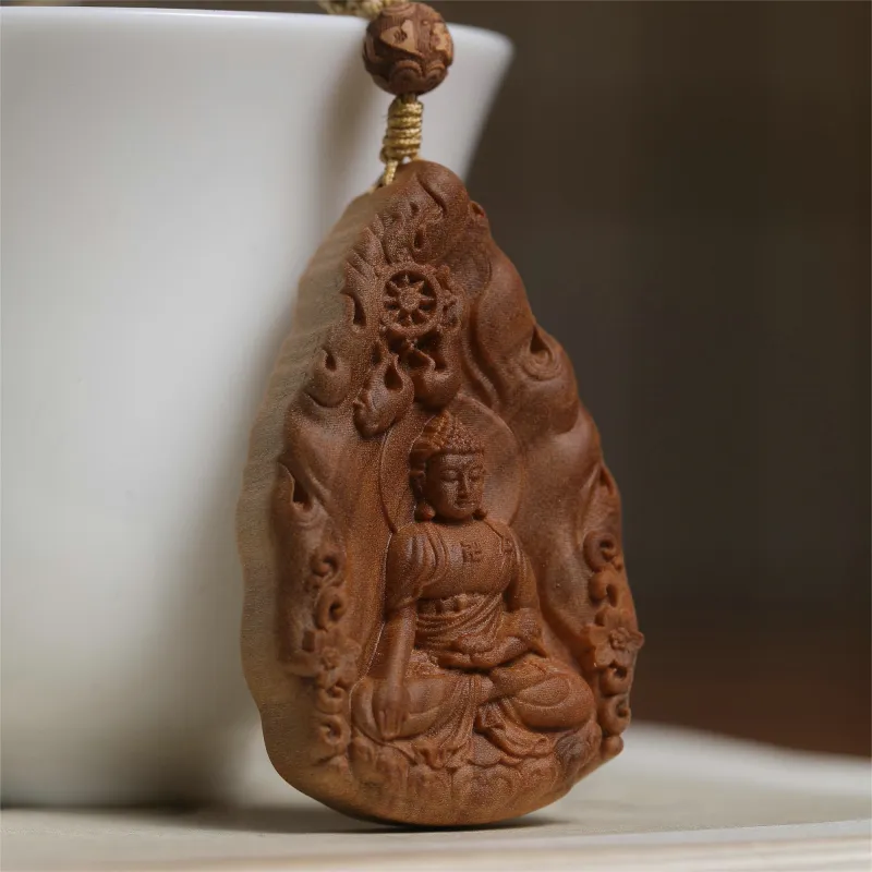 Xianyou Laoshan Sandalwood Pendants Unisex-3