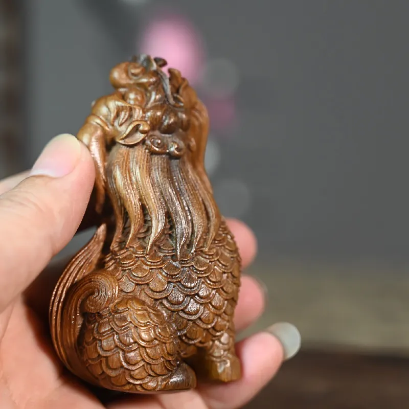 Xianyou Green Sandalwood Wooden Collectibles Unisex-5