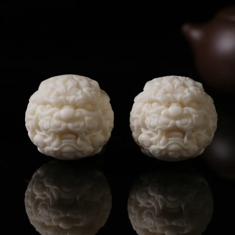 Xianyou Ivory Nut Handlebar Piece Unisex-3