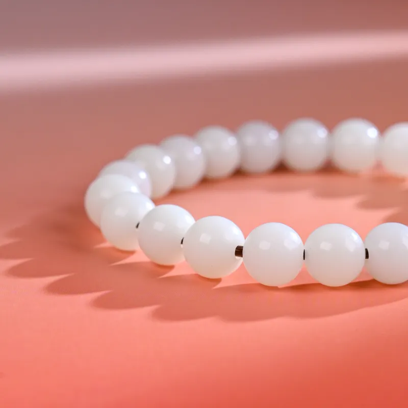 Xianyou White Jade Bodhi Bracelets Unisex-17