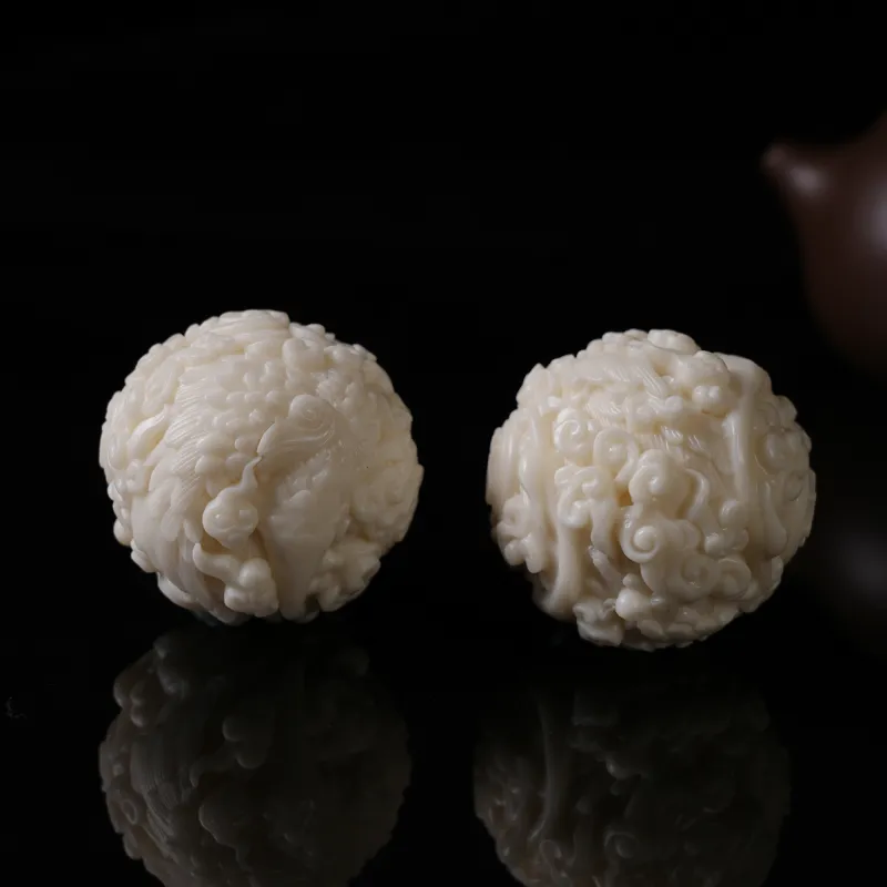 Xianyou Ivory Nut Handlebar Piece Unisex-3
