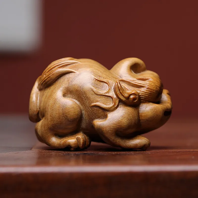 Xianyou Green Sandalwood Wooden Collectibles Unisex-5