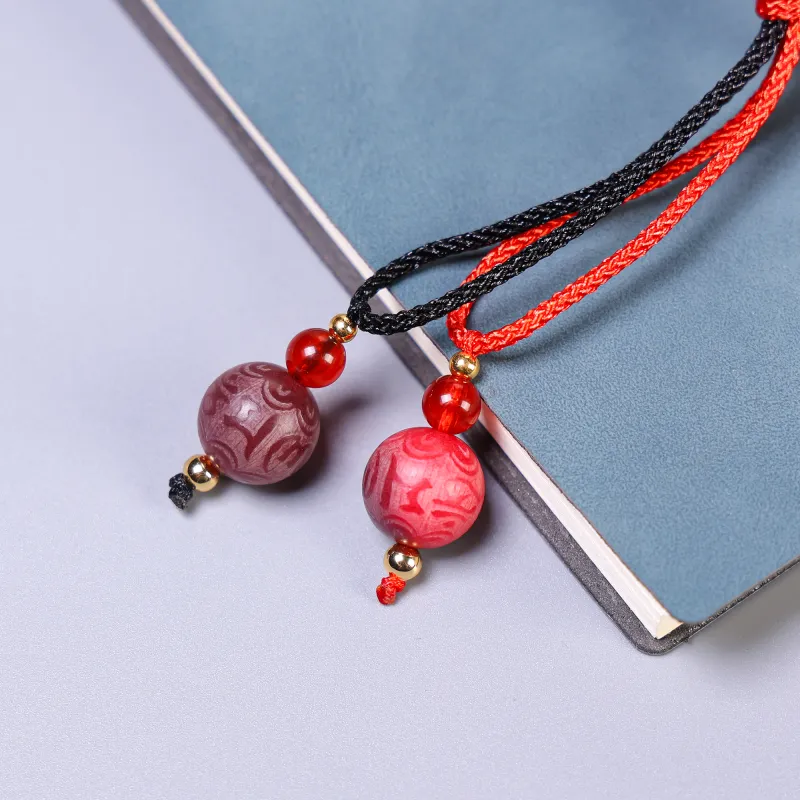 Xianyou White Jade Bodhi Necklaces Unisex-2