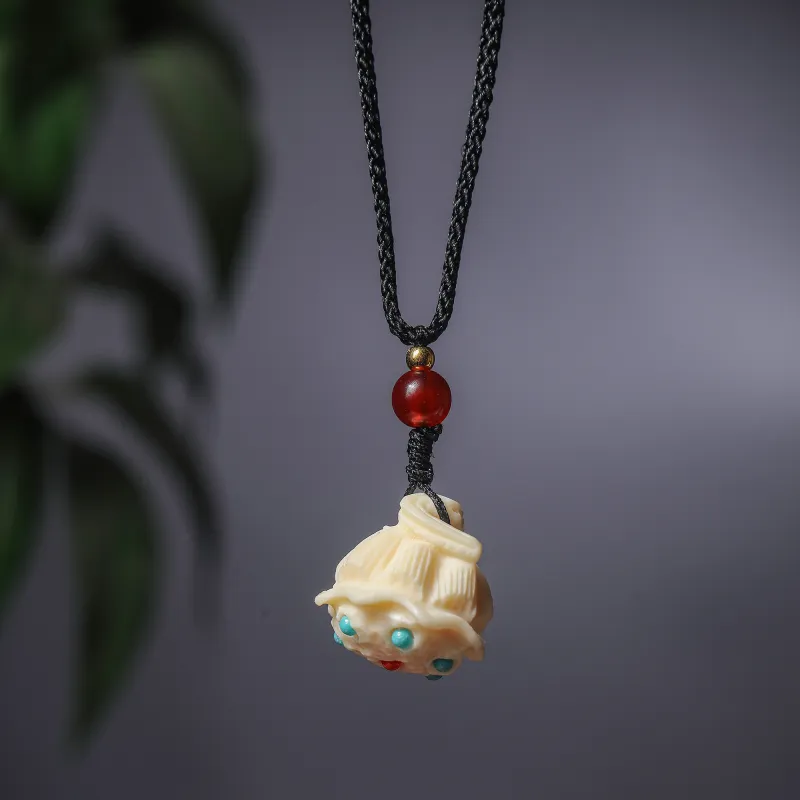 Xianyou Ivory Nut Necklaces Unisex-5